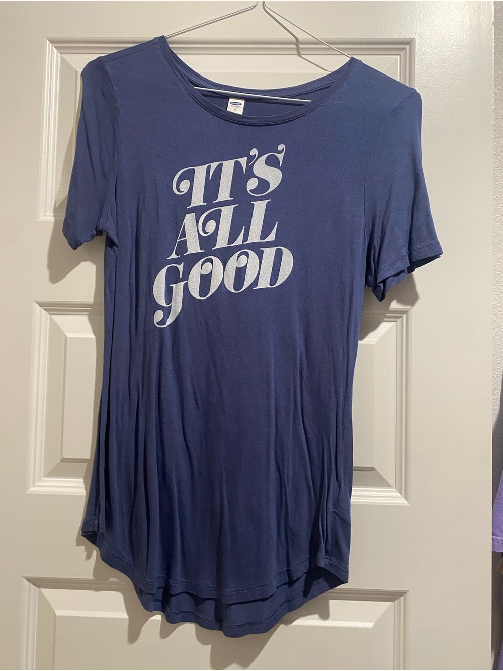 Old Navy Navy Blue Short-Sleeve Graphic Tee - "It's All Good"